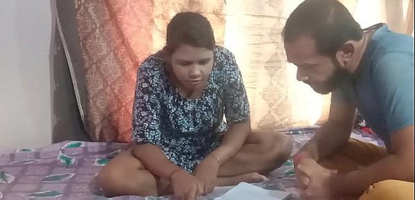  Indian Home tutor fucking sexy teen student at home, enjoy with clear audio